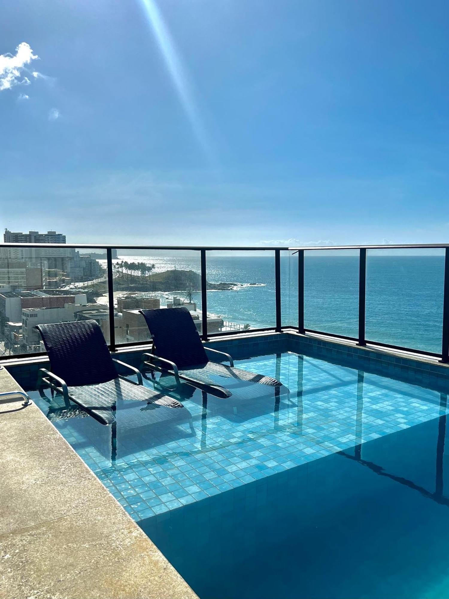 Ferienwohnung Lindo Flat No Farol Da Barra Salvador da Bahia Exterior foto